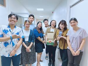 Celebrating our PI's birthday