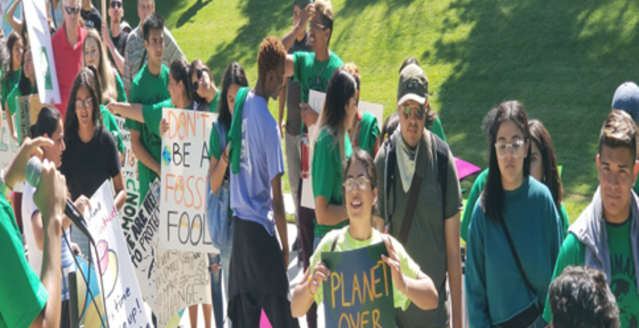 Merced College Climate Strike September 27, 2019 as part of global days of action with Fridays For Future. Photos by Paul Almeida