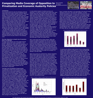 Comparing Media Coverage of Opposition to Privatization and Economic Austerity Policies